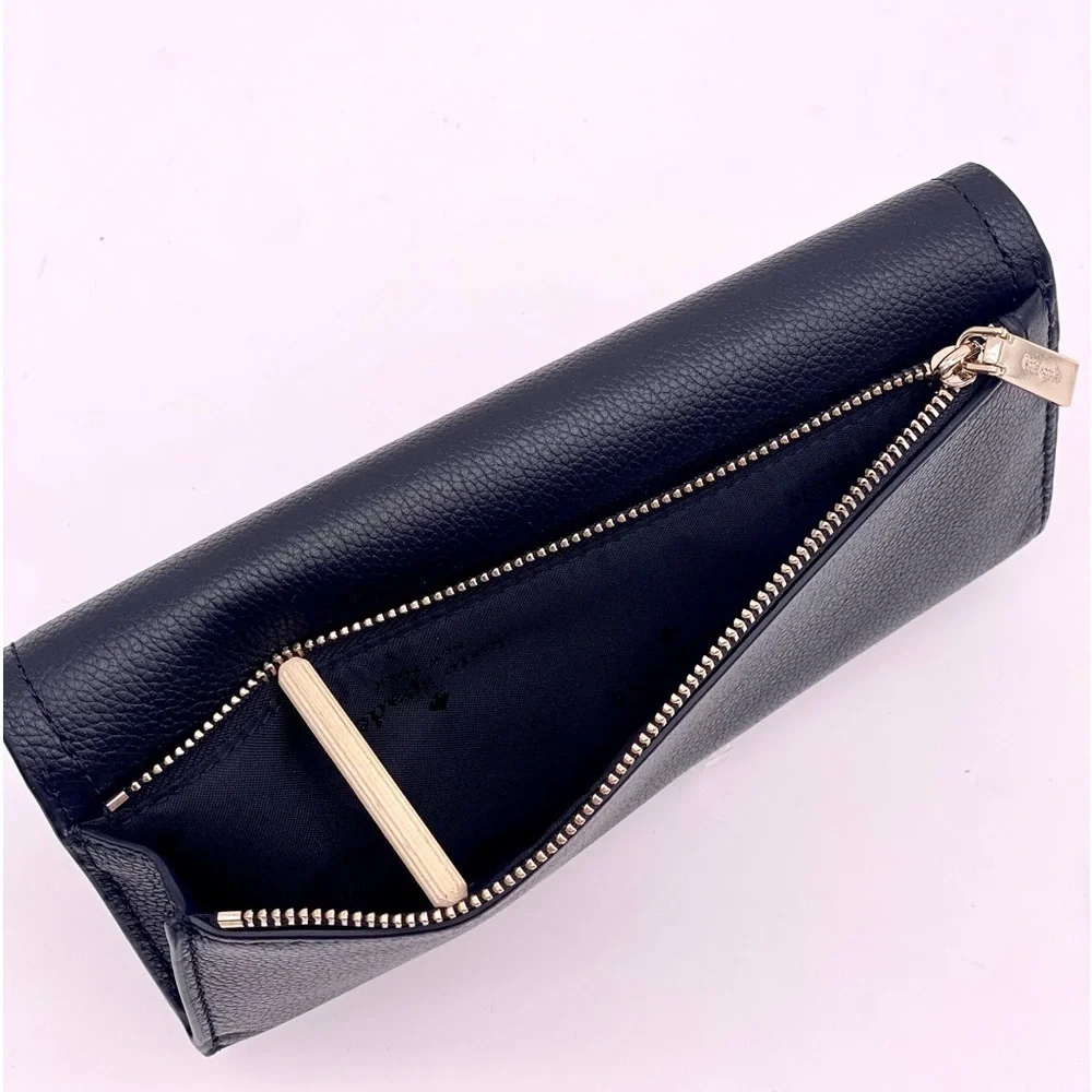 Kate Spade Rosie Large Flap Wallet Black